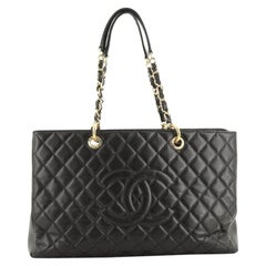 Chanel  Grand Shopping Tote Quilted Caviar XL