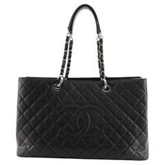 Chanel Grand Shopping Tote Quilted Caviar XL Chanel Grand Shopping Tote Quilted Caviar XL