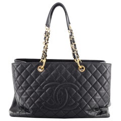 Chanel Grand Shopping Tote Quilted Caviar XL