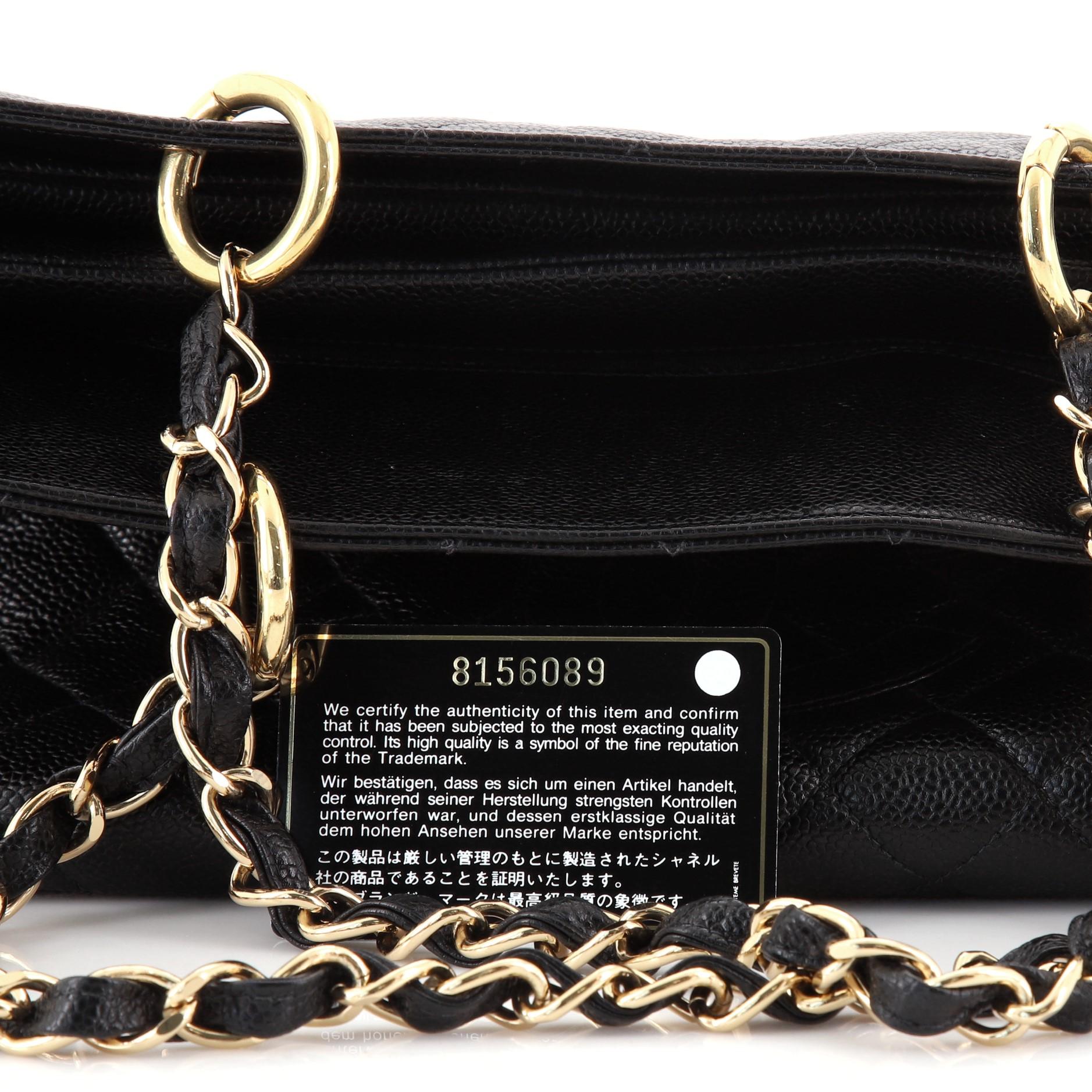Chanel Grand Timeless Shopping Tote Quilted Caviar 3