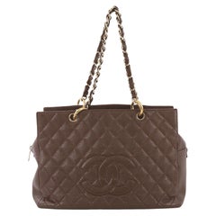 Chanel Grand Timeless Shopping Tote Quilted Caviar