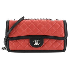 Chanel Graphic Flap Bag Quilted Calfskin Medium 