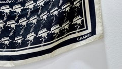 Chanel Graphic Iconic Inscriptions Silk Scarf
