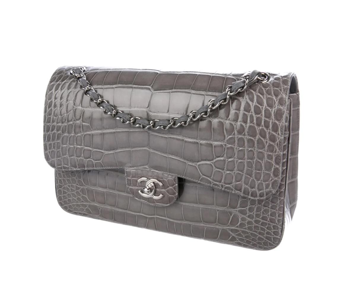The Exotic Chanel You Need to Complement Your Collection.  

Since announcing the discontinuation of exotic skin handbags, the demand for exotic Chanel has increased tenfold. And the demand for alligator skin Chanel is no exception. Crafted of