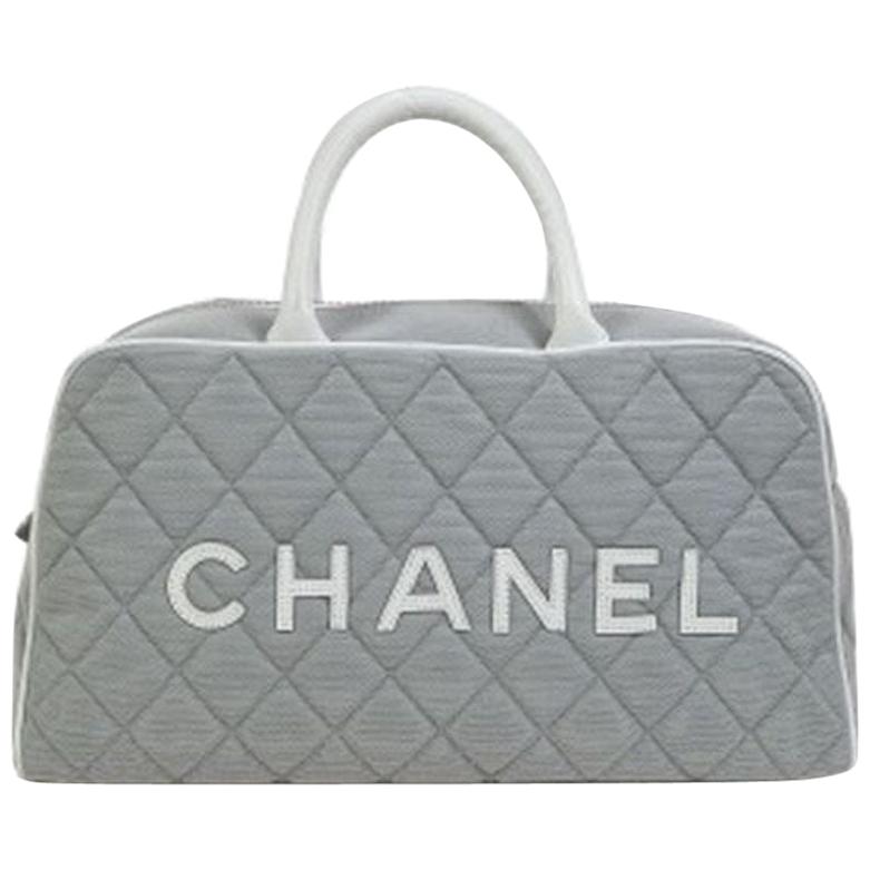 chanel towel tote