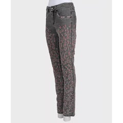 Chanel Gray Skinny Fit Jeans Sz.36