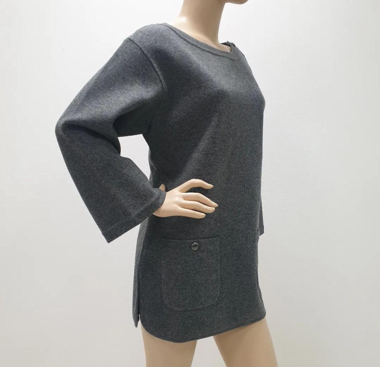 Schicker langer Pullover aus Wolle und Kaschmir von Chanel 

Klassischer Universalartikel für alles 

Markierte Größe 38

Ausgezeichneter Zustand