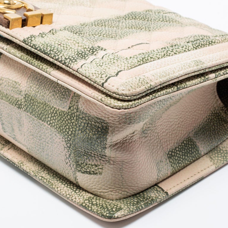 1997 Small Chanel Bag in Green Caviar Leather main image 1