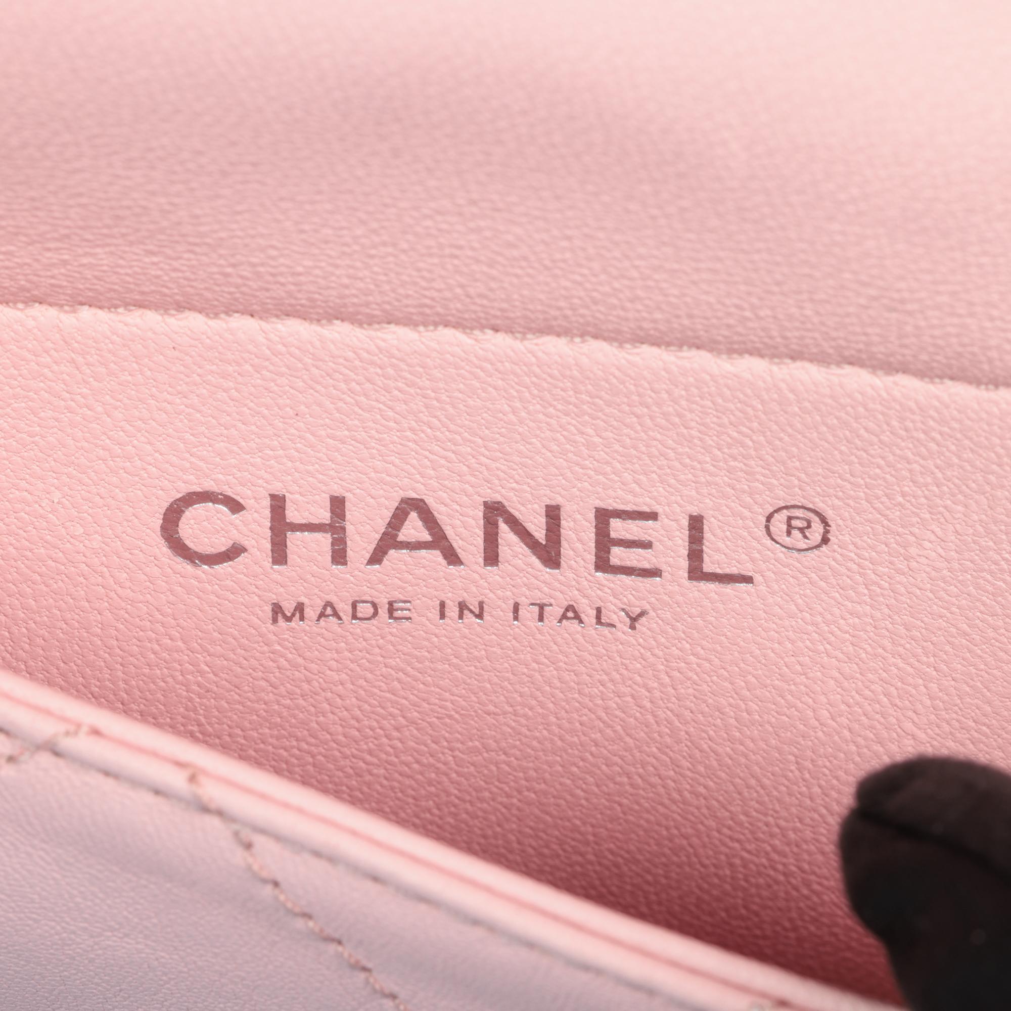 Chanel Green, Blue, Pink Lambskin & PVC Coco Splash Large Shopping Tote 5
