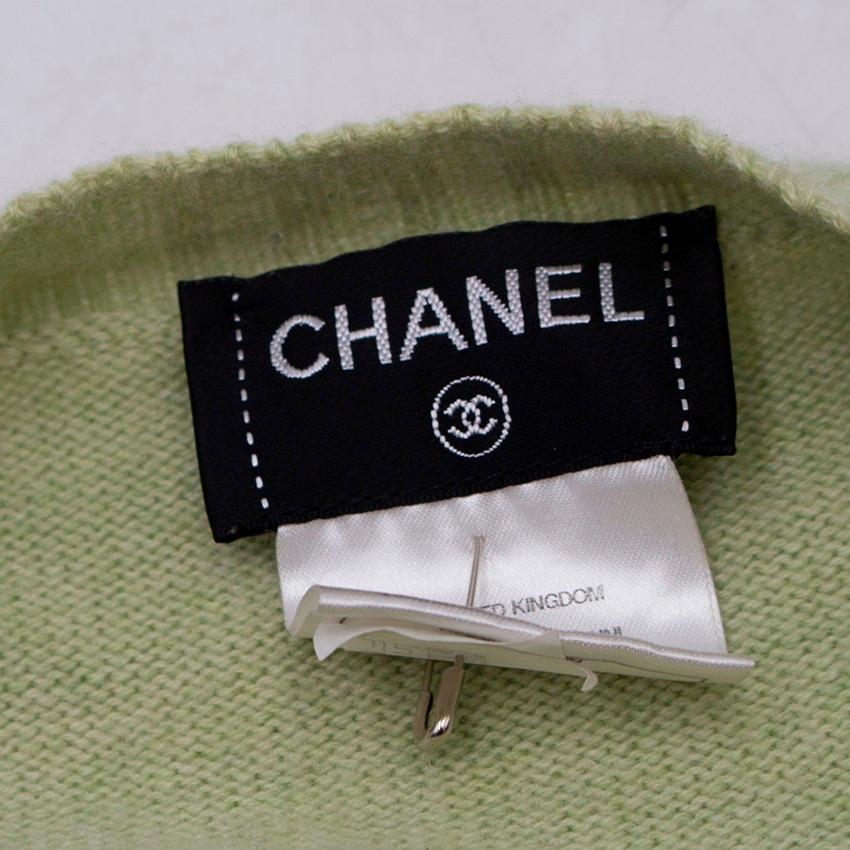 chanel cashmere cardigan