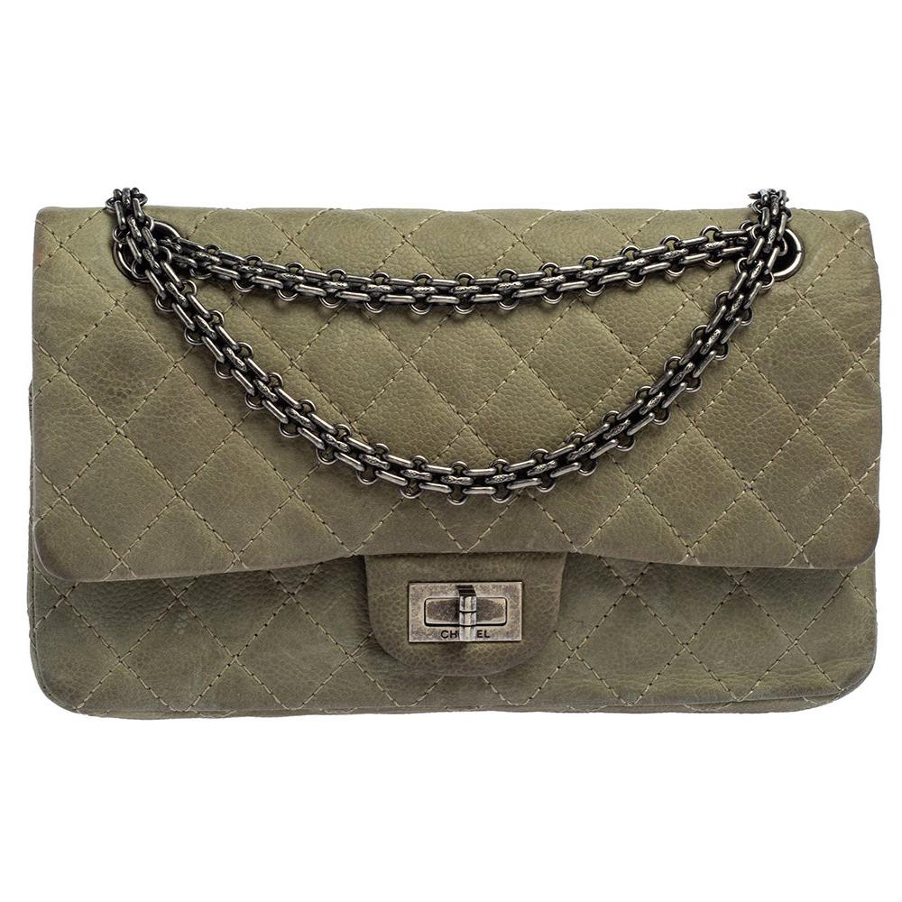 New Chanel Khaki Caviar Gold Double Flap at 1stDibs  khaki chanel bag, chanel  khaki bag, chanel khaki flap bag