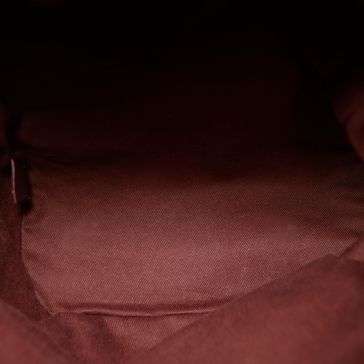 Chanel Green Distressed Leather Backpack 4