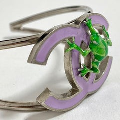 CHANEL Green Frog Bracelet