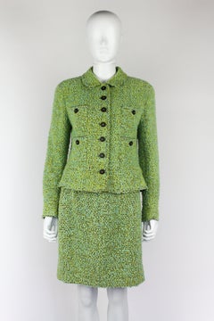 Chanel Green Jacket/Skirt Suit F/W 1994