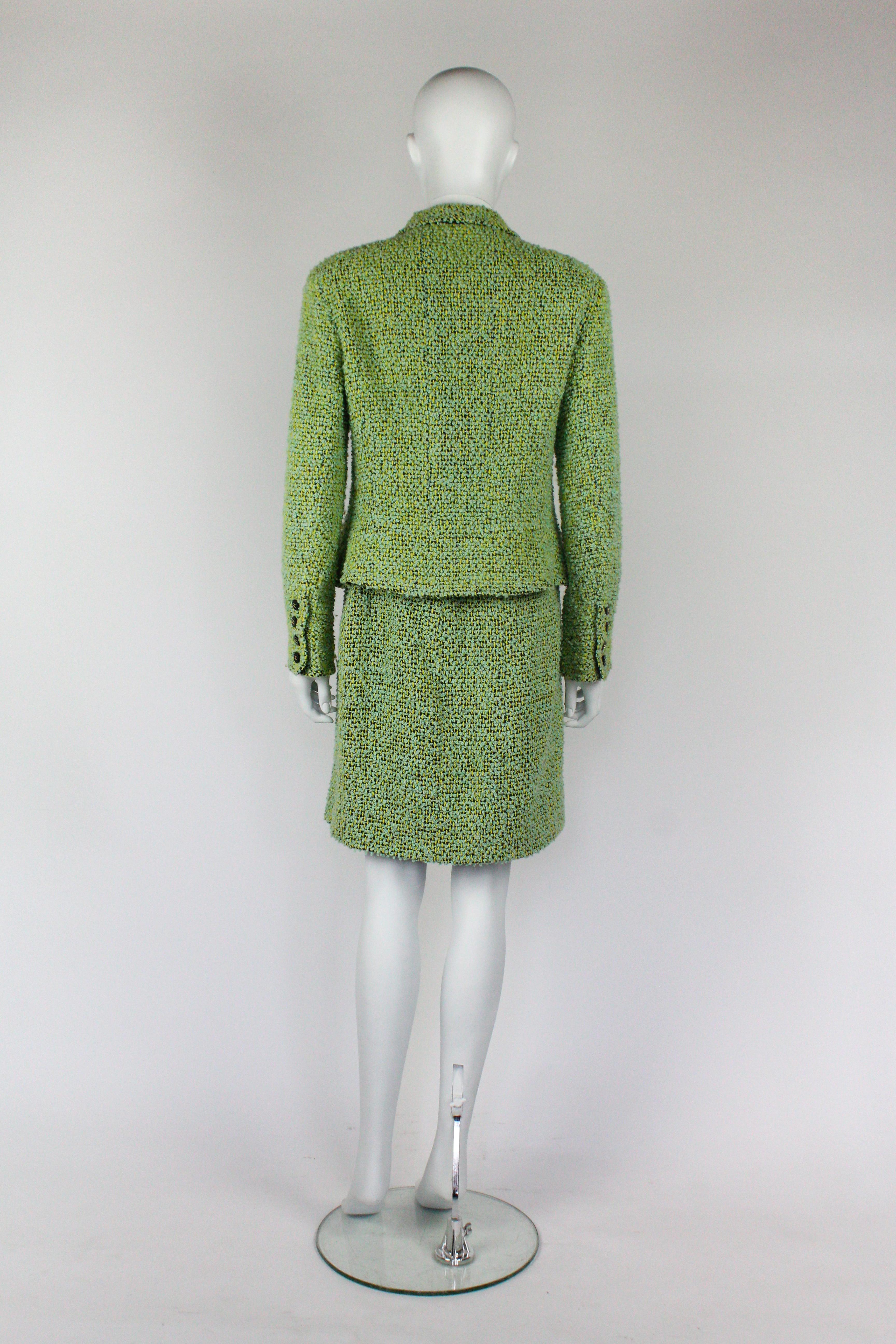 Women's Chanel Green Jacket/Skirt Suit F/W 1994