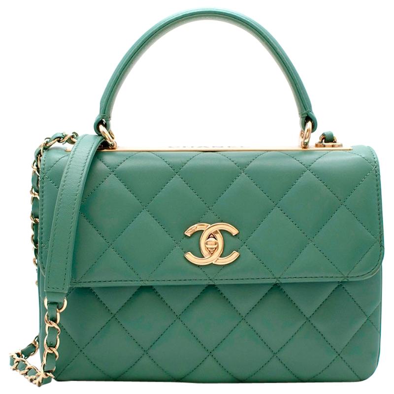 green chanel purse
