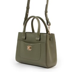 Chanel Green Mini Neo Executive Tote Bag