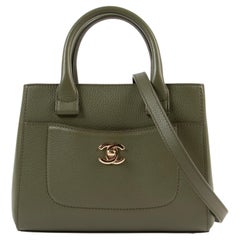 Chanel Green Mini Neo Executive Tote Bag 