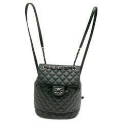 Chanel Green Quilted Leather Urban Spirit Backpack