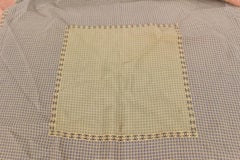 Chanel Green x Blue x Red CC Logo Plaid Silk Scarf 111c20