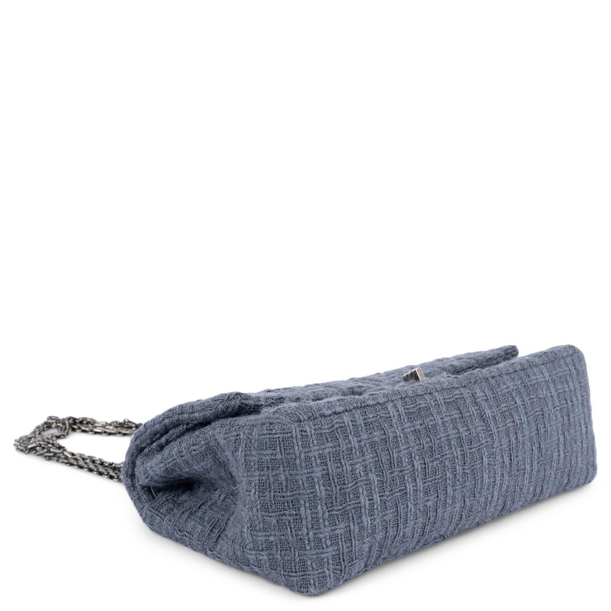 Chanel gris 2016 16A ROME 2.55 REISSUE 226 LARGE TWEED Sac à bandoulière à rabat Pour femmes en vente