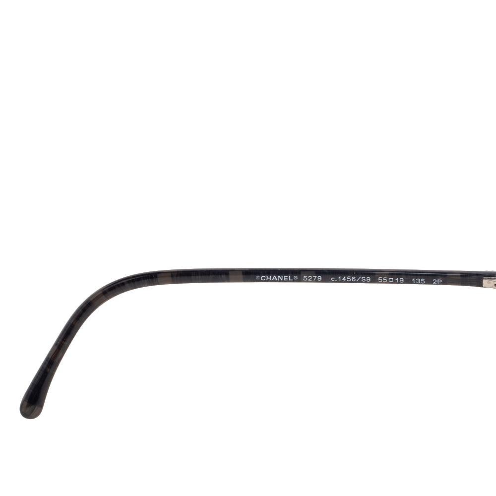 Brown Chanel Grey 5279 Round Polarized Sunglasses