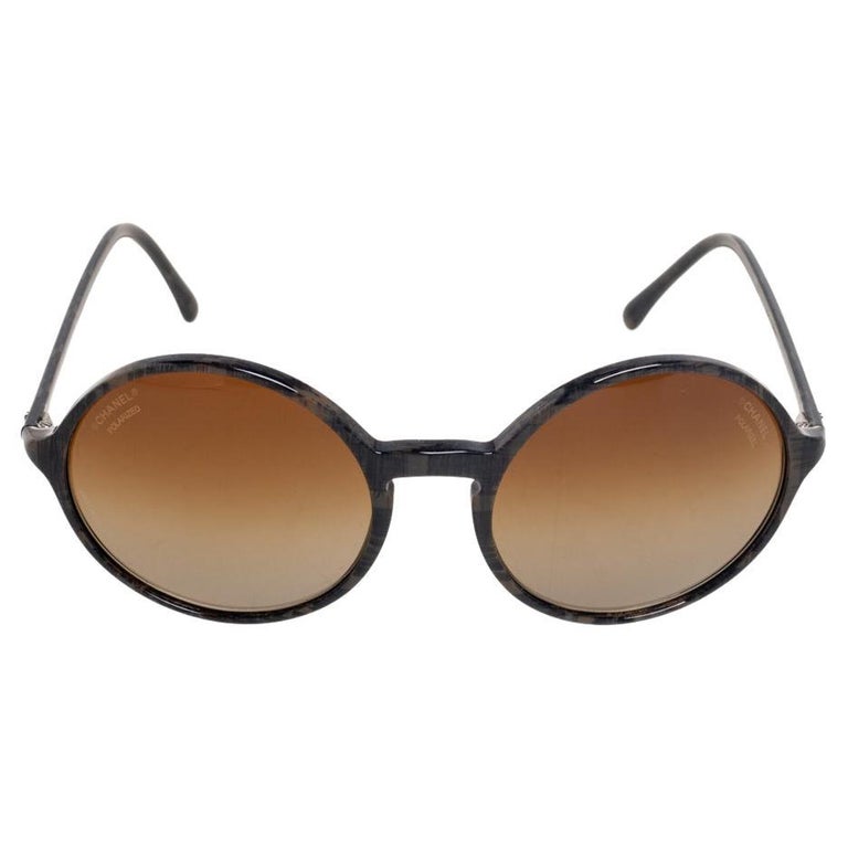 Chanel Grey 5279 Round Polarised Sunglasses at 1stDibs