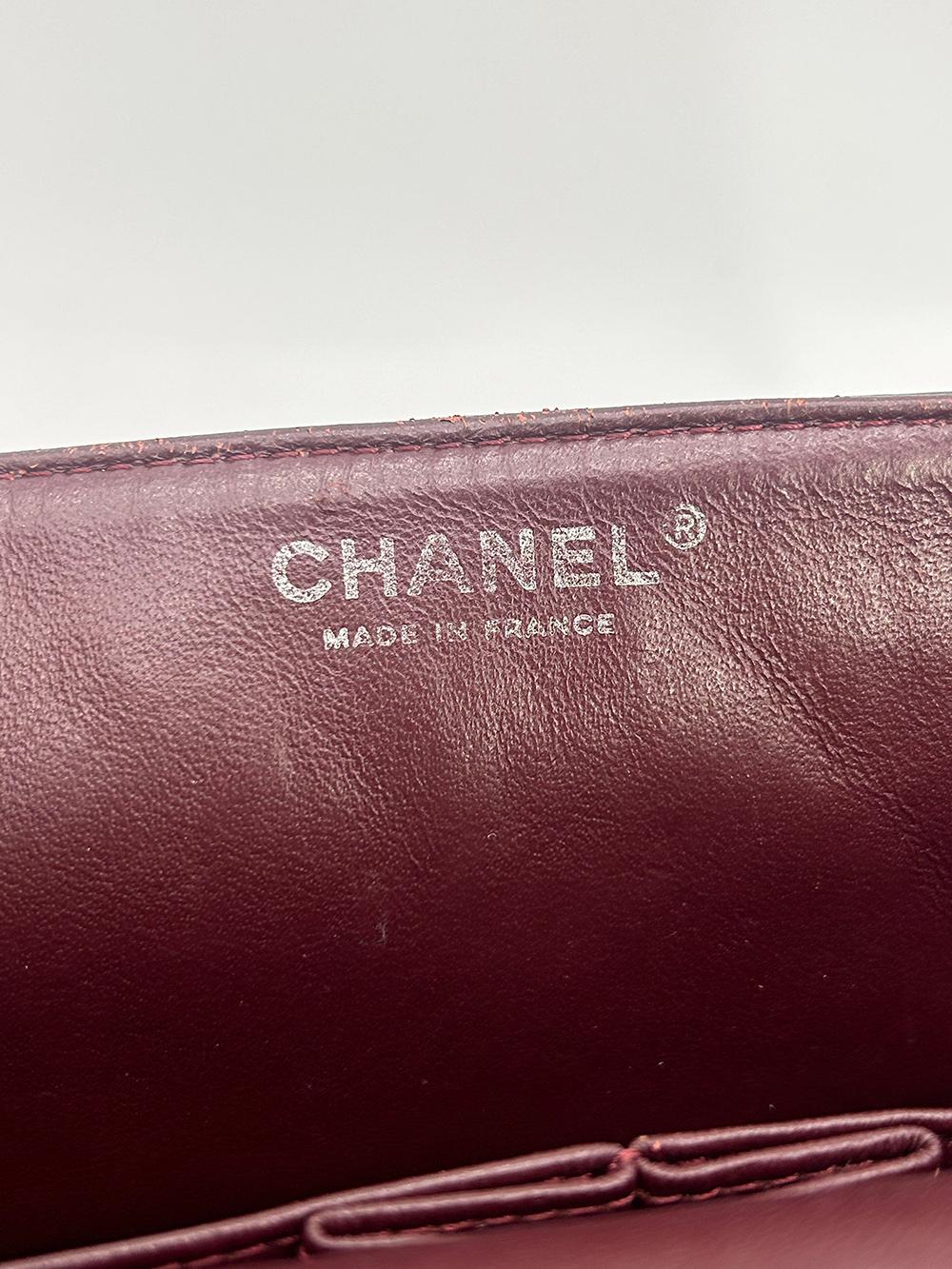 Chanel Grey Aged Calfskin Anniversary 2.55 Reissue 227 Double Flap Bag 8