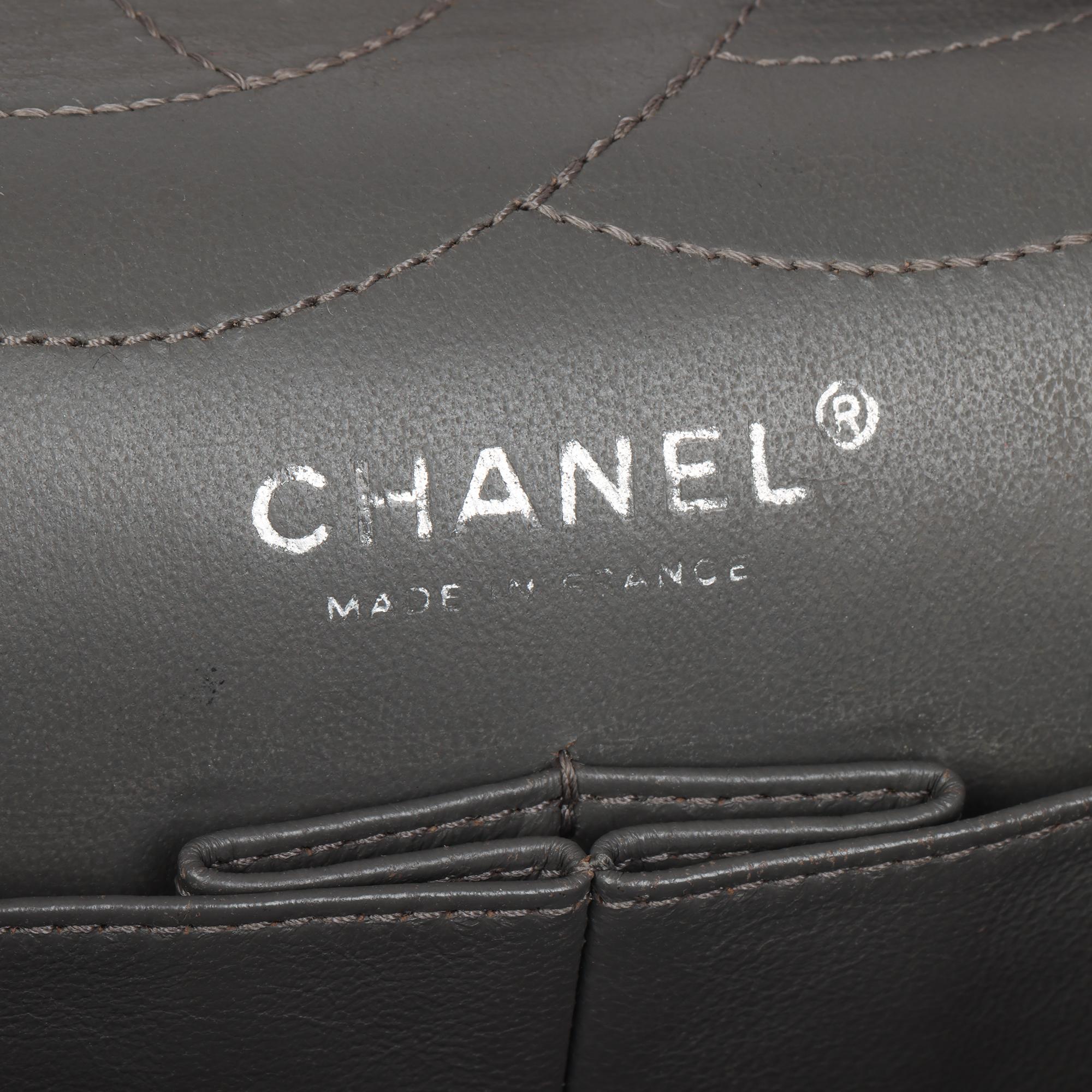 CHANEL
Grey Aged Quilted Calfskin Leather 227 2.55 Reissue Flap Bag

Xupes Reference: HB4007
Serial Number: 12322647
Age (Circa): 2012
Accompanied By: Chanel Dust Bag, Box, Protective Felt, Authenticity Card
Authenticity Details: Authenticity Card,