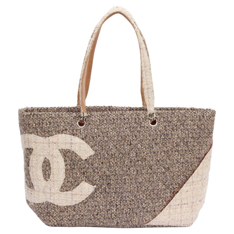 CHANEL Raffia Straw Executive Tote Woven Chain 2-WAY Expandable Beachy  Navy/Blk.