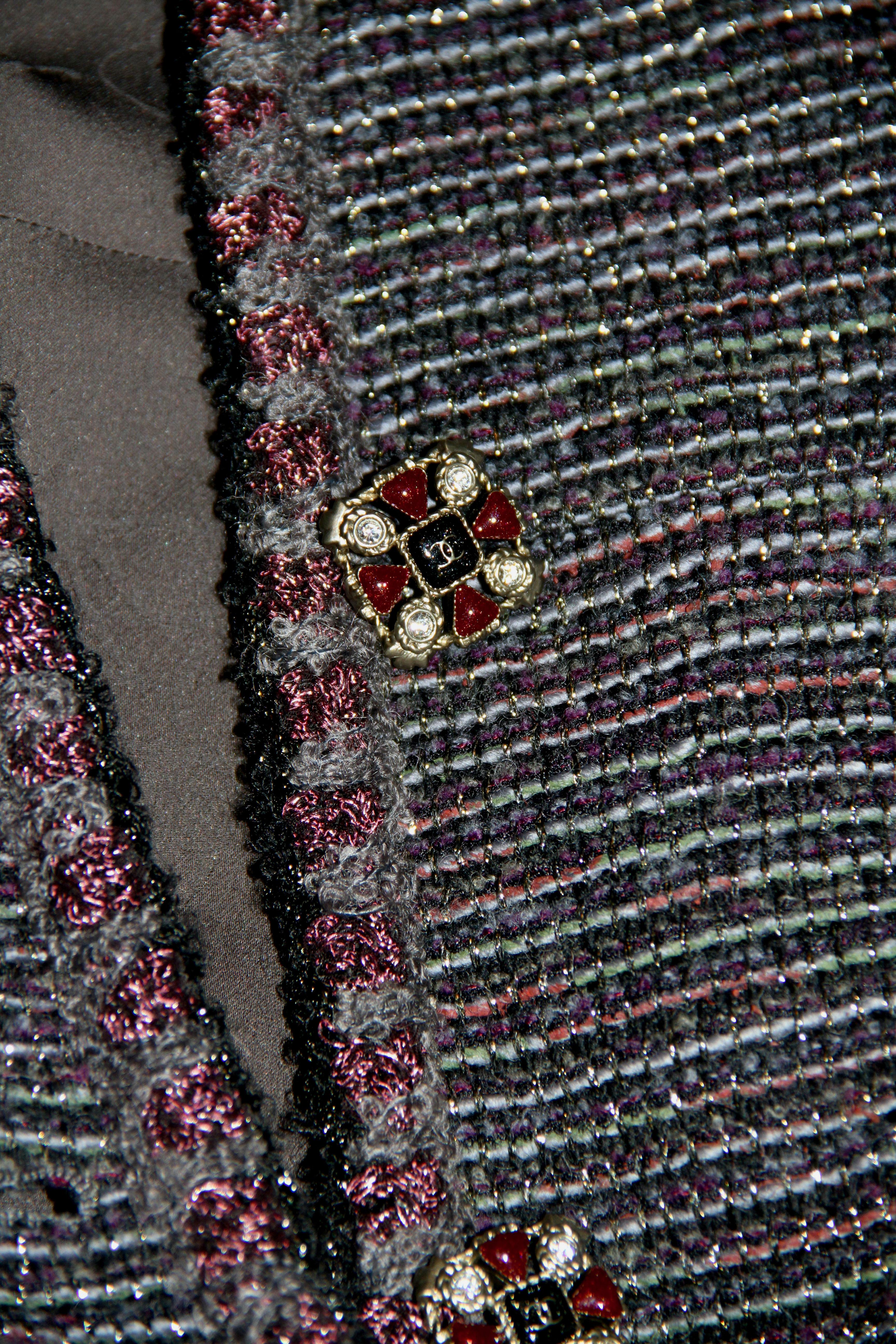 burgundy tweed fabric