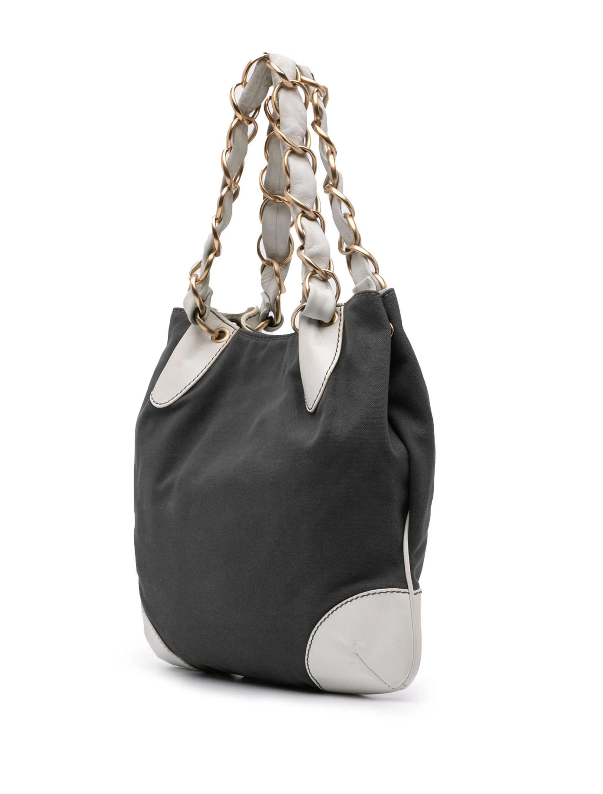 Chanel CC Grey canvas 