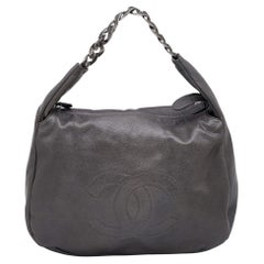 Chanel Grey Caviar Leather 31 Hobo