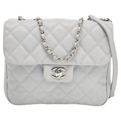 Chanel Grey Caviar Leather Medium Urban Companion Flap Bag