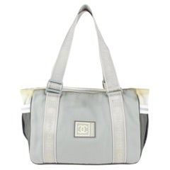 Chanel Grey CC Sports Logo Tote Bag 1115c28