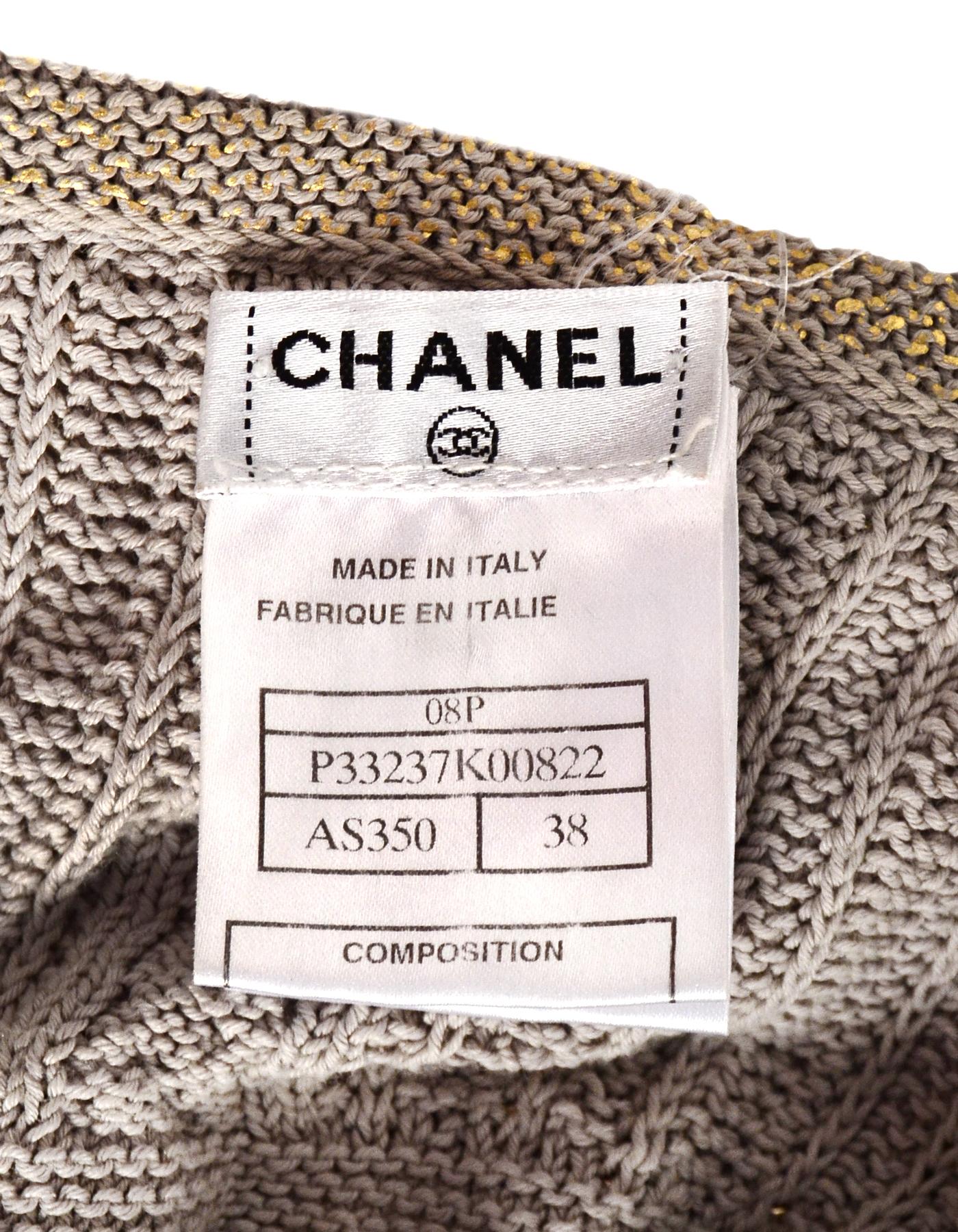 chanel sweater vest