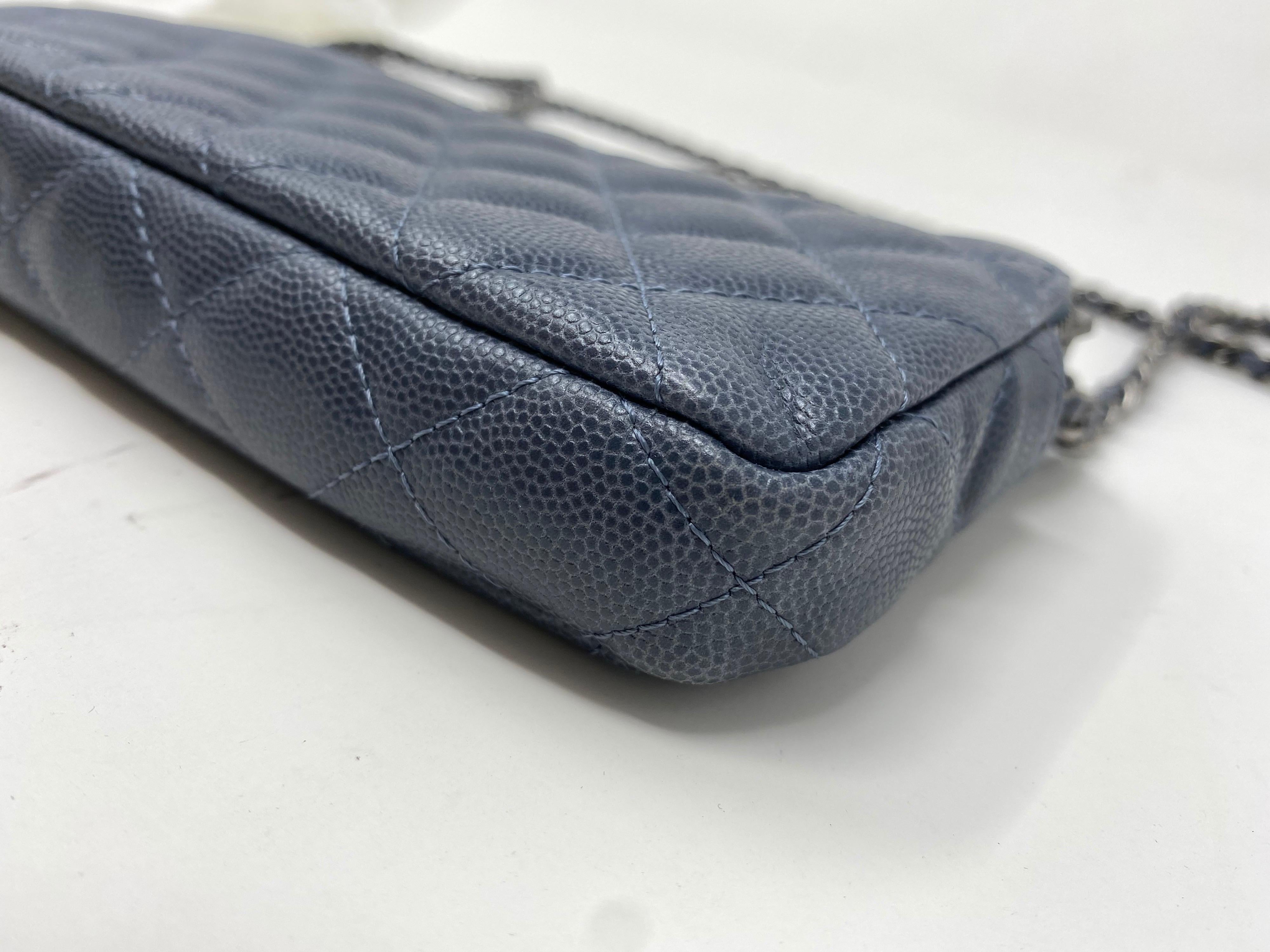 Women's or Men's Chanel Grey Mini Crossbody Bag 