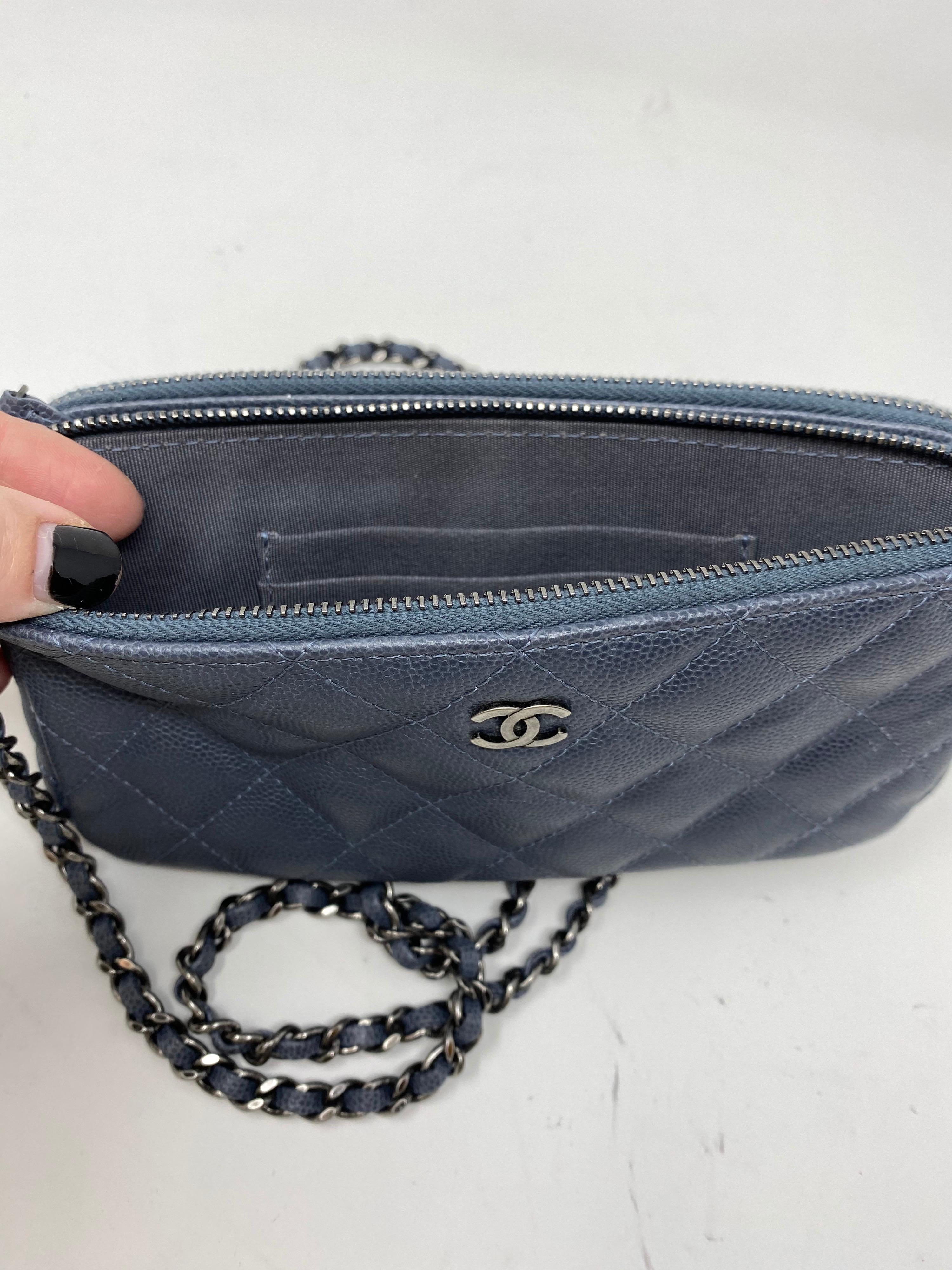 Chanel Grey Mini Crossbody Bag  4