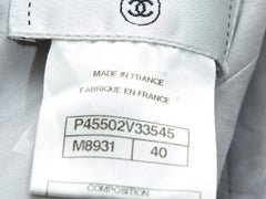 Chanel Grey & Multicolor Tweed Short Sleeve Dress
