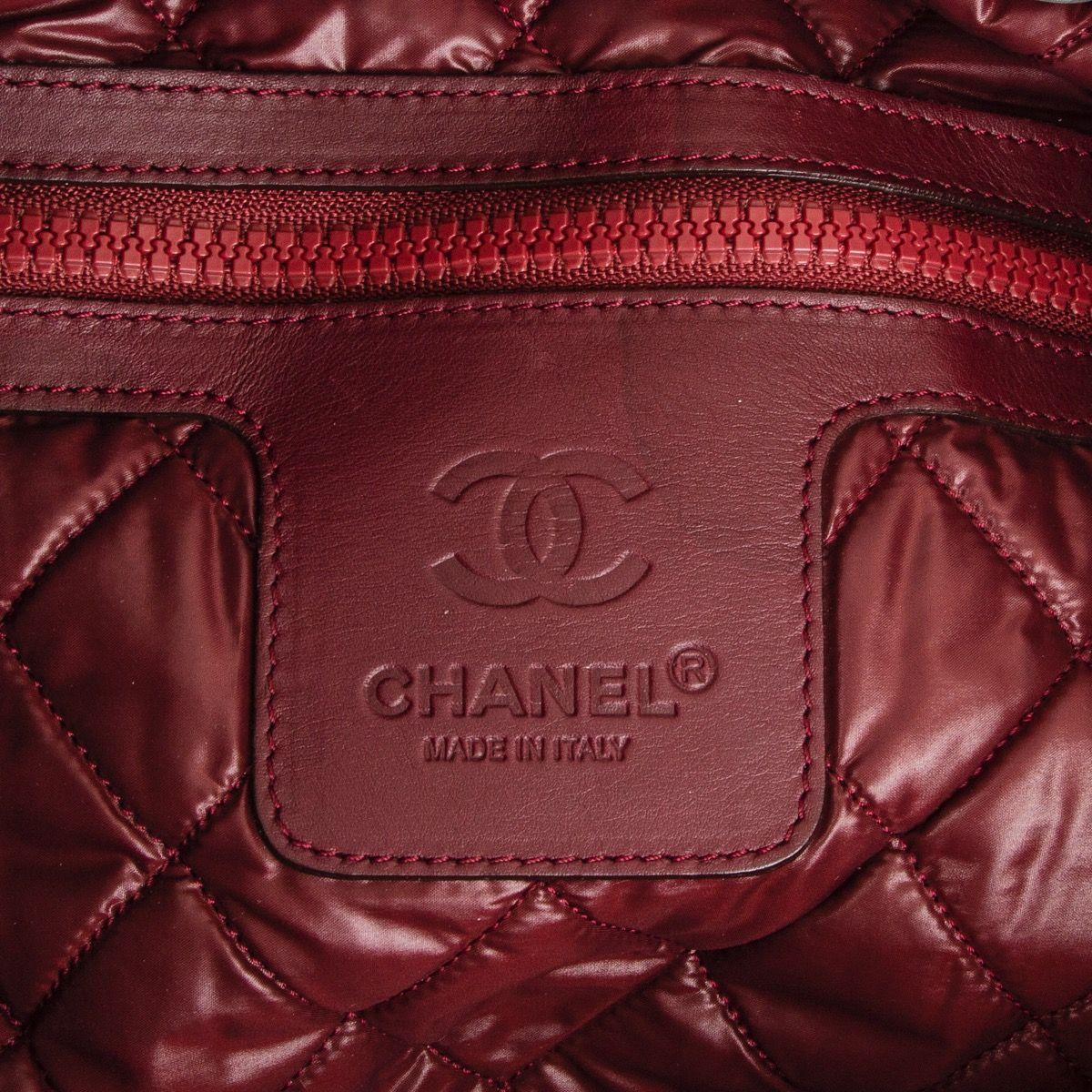 Chanel grey nylon COCO COCOON MEDIUM TOTE Shoulder Bag 4