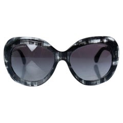 Chanel, Grey oversized sunglasses