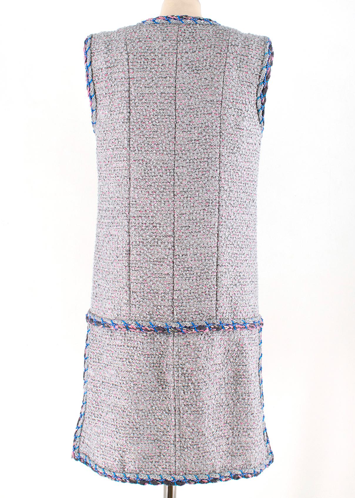 pink metallic dress