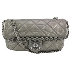 90 Chanel Flap Vintage Beige Leather Shoulder Bag For Sale at 1stDibs