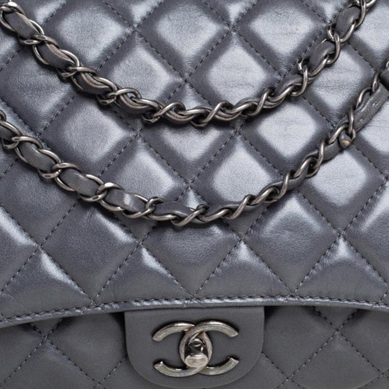 Chanel Airlines CC Quilted Calfskin XXL Flap Bag at 1stDibs