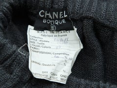 Chanel Grey & Red FW 84/85 Knit 3-Piece Set