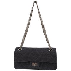 Chanel Grey Reissue Shoulder Bag