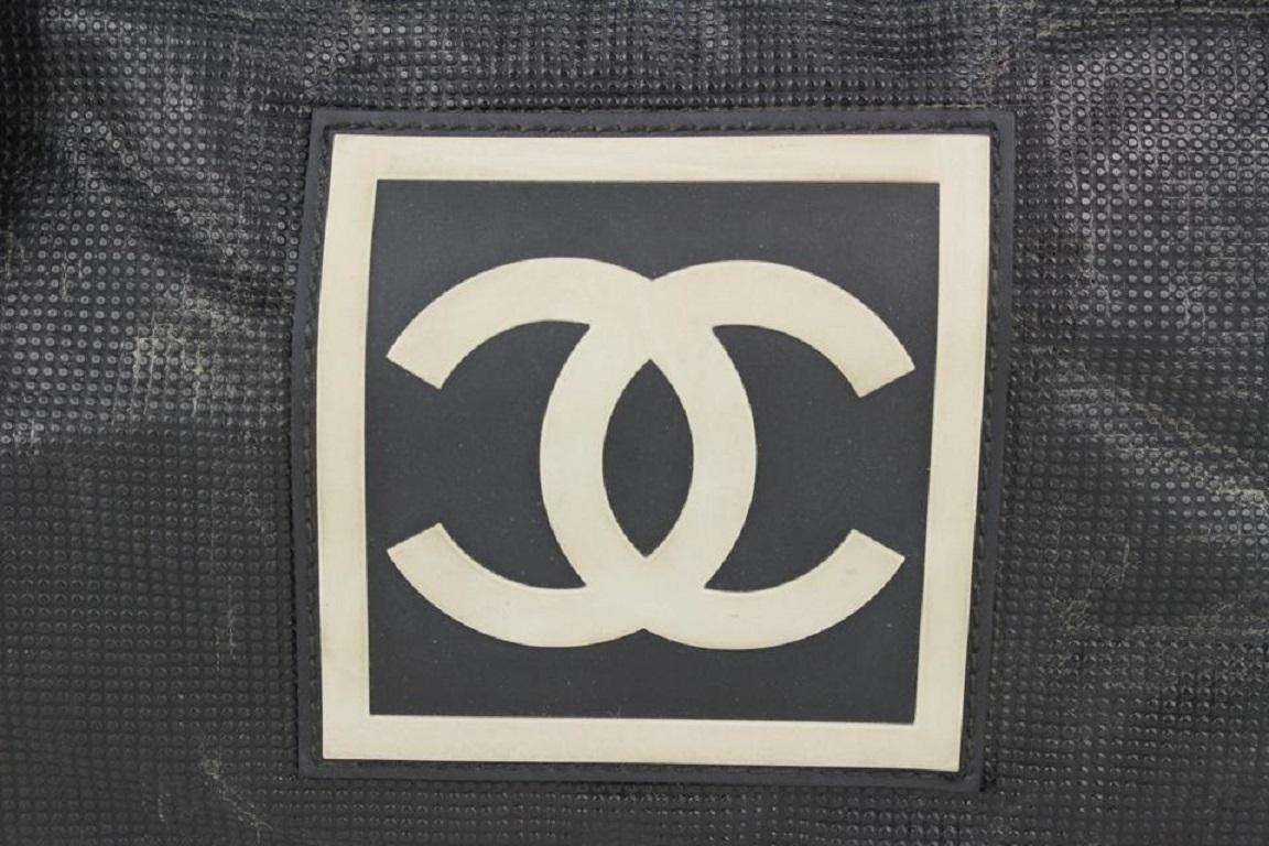 Chanel Grey Sports Line CC Logo Boston Duffle Gym Bag 1020cc50 5