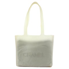 blue chanel deauville tote large