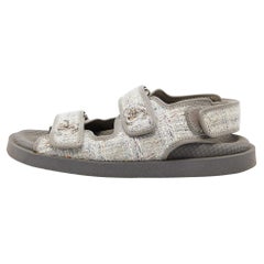 Chanel Dad - 8 For Sale on 1stDibs  chanel dad sandals beige, chanel dad  sandals 2022, chanel velvet dad sandals