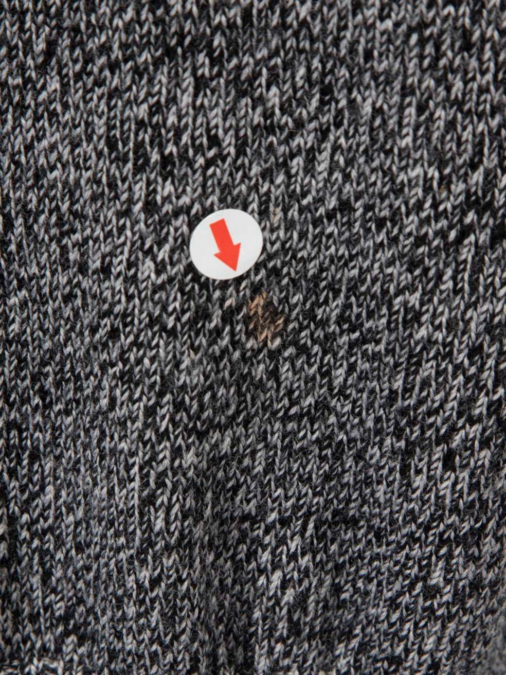 Women's Chanel Grey Wool Back Button Midi Dress Size L